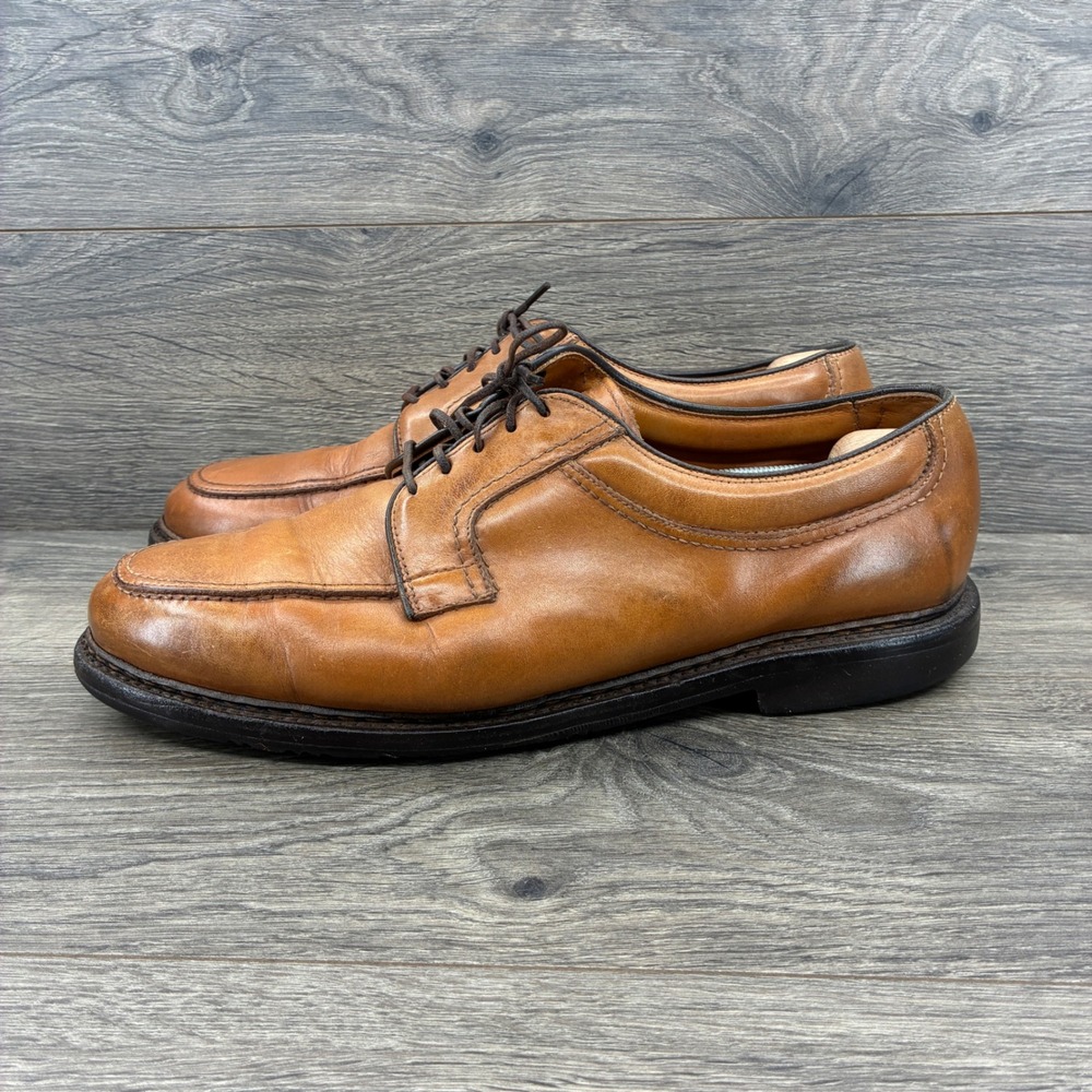 Allen Edmonds Men's Brown Leather Lace Up Dress‎ Shoes Oxfords Size 10